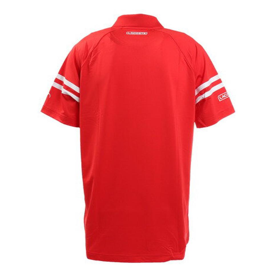 ラコステ（LACOSTE）（メンズ）テニスウェア ダブルストライプポロシャツ DH9685L-C9U