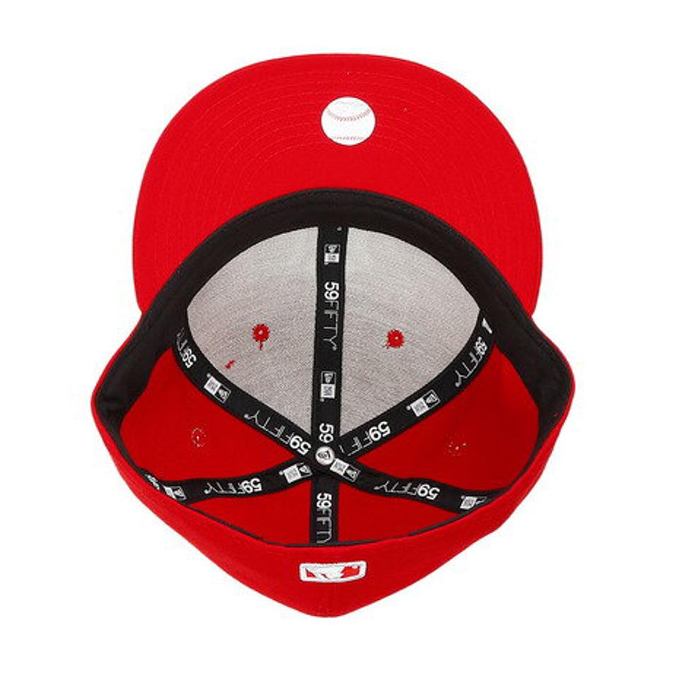ニューエラ（NEW ERA）（メンズ）帽子 キャップ 5950 ニューヨーク ヤンキース スカーレットxホワイト 12336658 日よけ