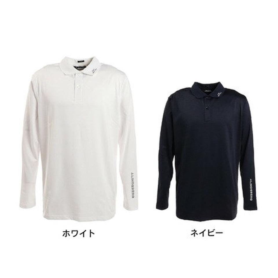Jリンドバーグ（JLINDEBERG）（メンズ）ゴルフウェア 長袖 吸水 速乾 軽量 UV JAKOB スリムフィット ロングスリーブ ポロシャツ 071-25915