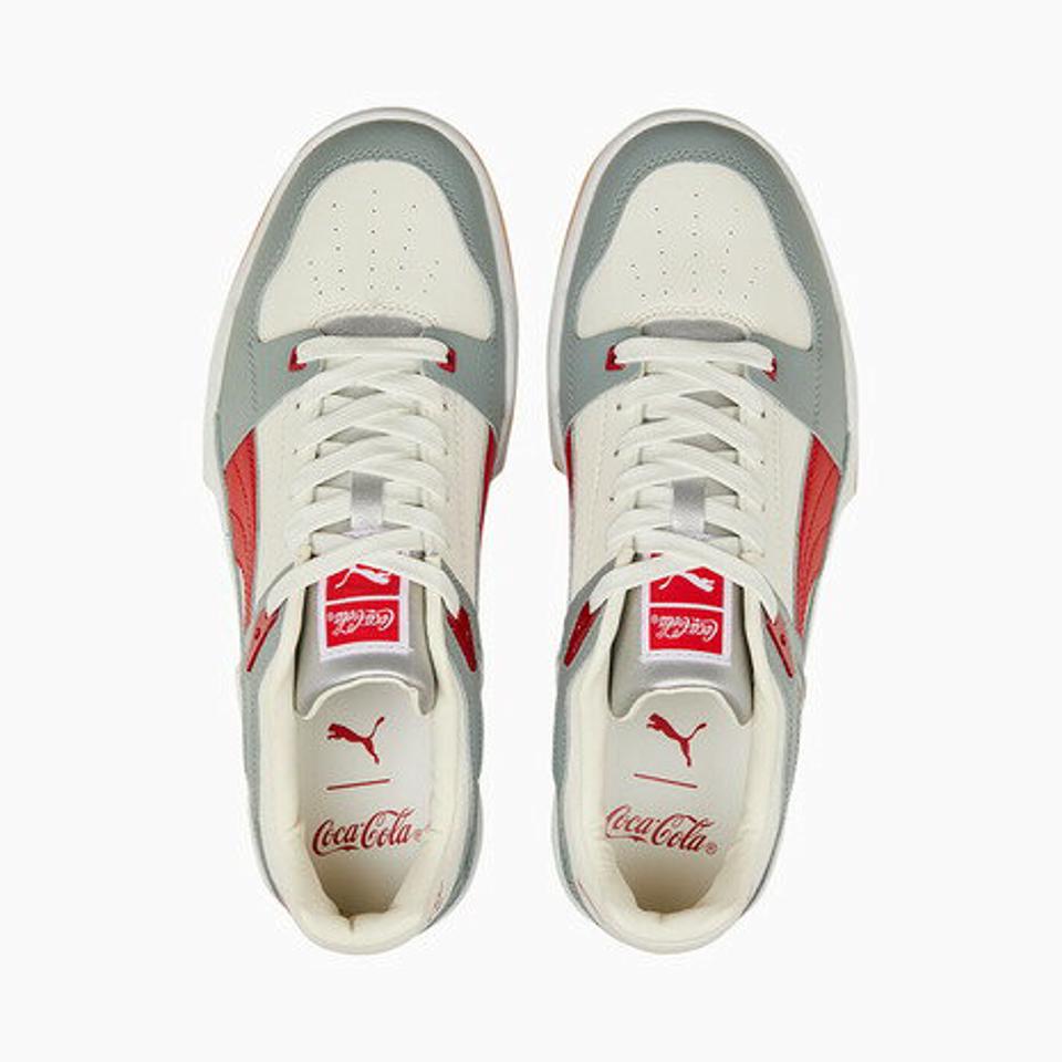 プーマ（PUMA）（レディース）PUMA×Coca-Cola スリップストリーム グレー レッド 387027 01 スニーカー スポーツシューズ カジュアル ウォーキング コラボ