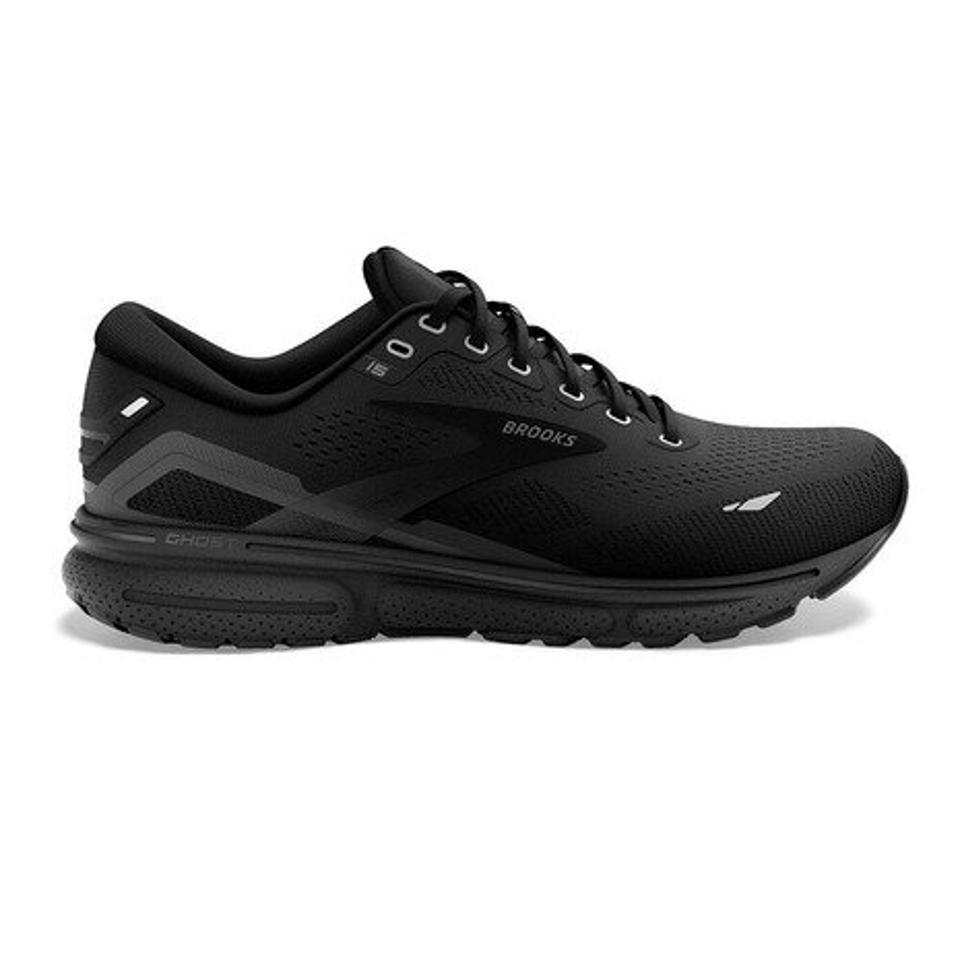ブルックス（BROOKS）（メンズ）ランニングシューズ メンズ 黒 ゴースト15 S-WIDE ブラック BRM3935 BLK スニーカー ジョギングシューズ 通勤 通学
