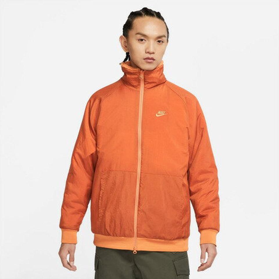 ナイキ（NIKE）（メンズ）リバーシブルボアジャケット フリース VM スウッシュ フルジップ ジャケット BQ6546-808