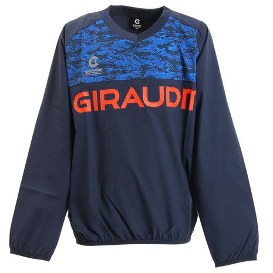【20％OFFクーポン 22日まで】ジローム（GIRAUDM）（キッズ）サッカーウェア ジュニア 絶耐撥水 ピステシャツ 742GM1SD7670 NVY