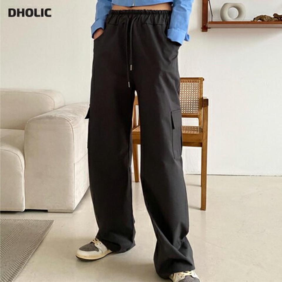 2WAYワイドカーゴパンツ・p001634 レディース 【pt】パンツ ロング丈 単色 無地 シンプル ベーシック ズボン 長ズボン 2WAY ワイド カーゴ ストレート ジョガーパンツ 春 夏 秋 冬 カジュアル ラフ 韓国ファッション MKT