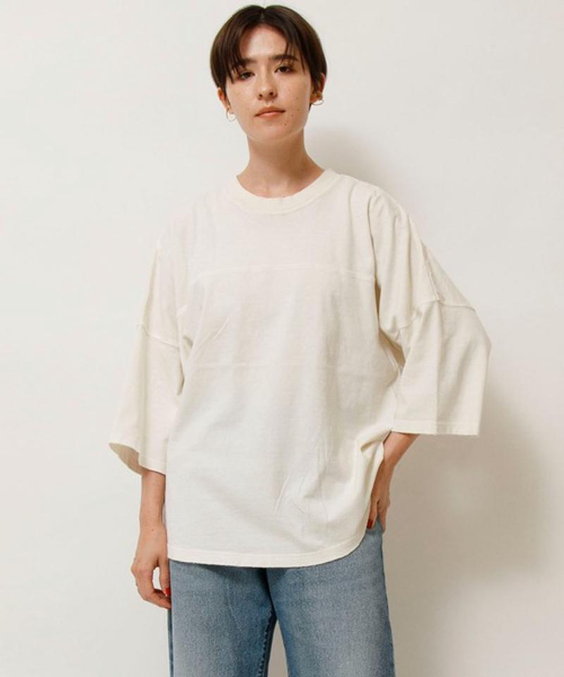 【Attick by Johnbull】オーバーサイズハーフスリーブTシャツ