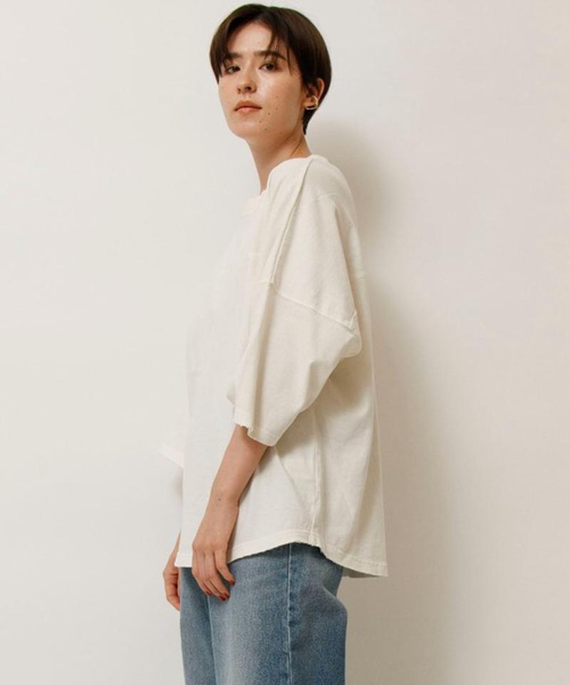 【Attick by Johnbull】オーバーサイズハーフスリーブTシャツ