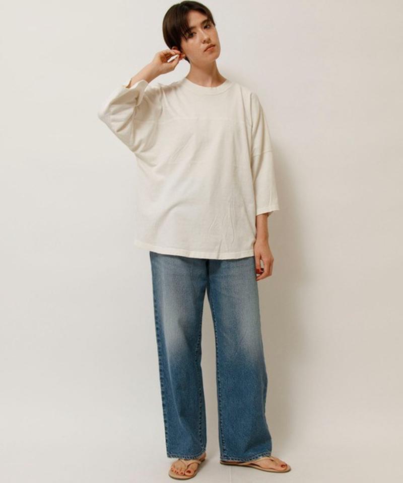 【Attick by Johnbull】オーバーサイズハーフスリーブTシャツ