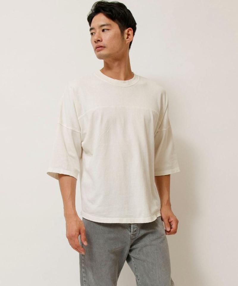 【Attick by Johnbull】オーバーサイズハーフスリーブTシャツ
