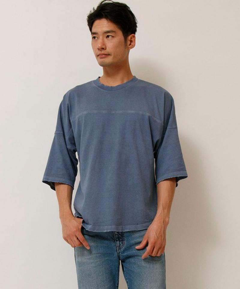 【Attick by Johnbull】オーバーサイズハーフスリーブTシャツ