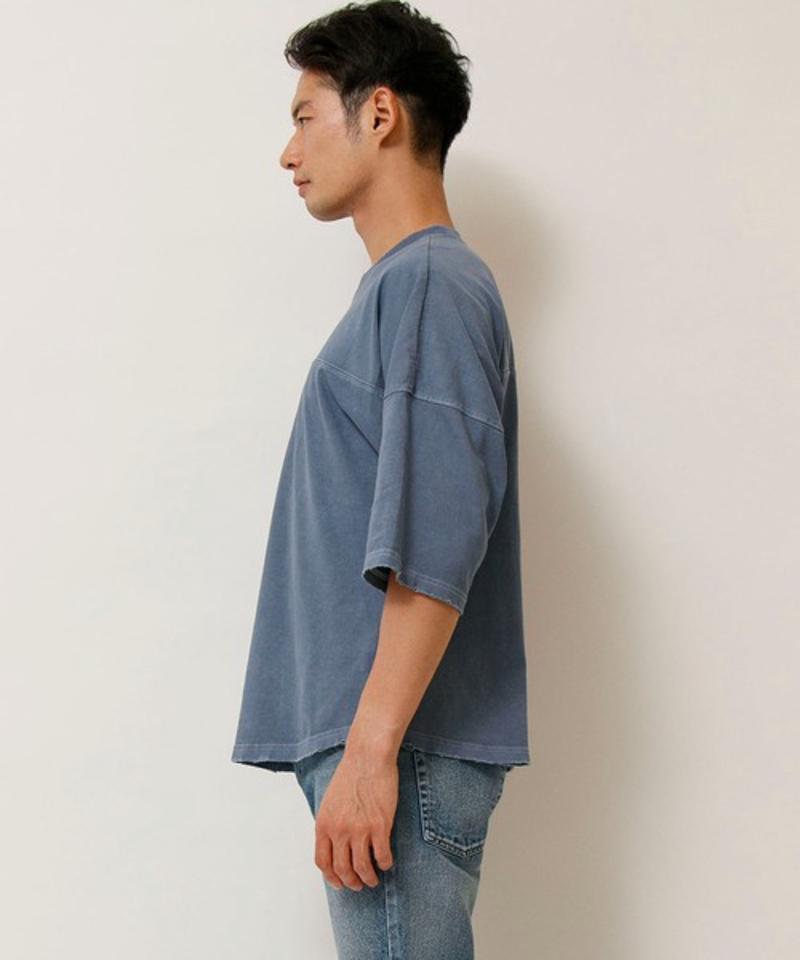 【Attick by Johnbull】オーバーサイズハーフスリーブTシャツ