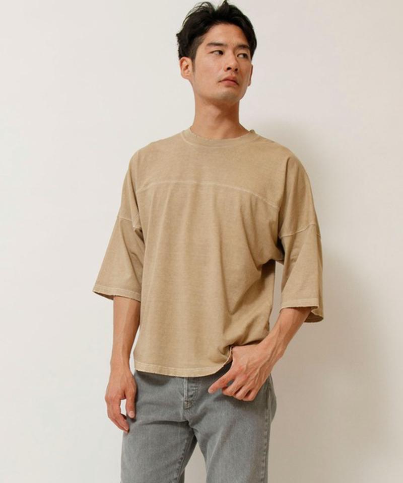 【Attick by Johnbull】オーバーサイズハーフスリーブTシャツ