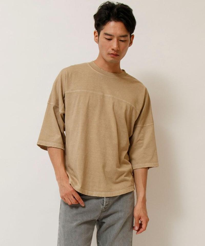 【Attick by Johnbull】オーバーサイズハーフスリーブTシャツ