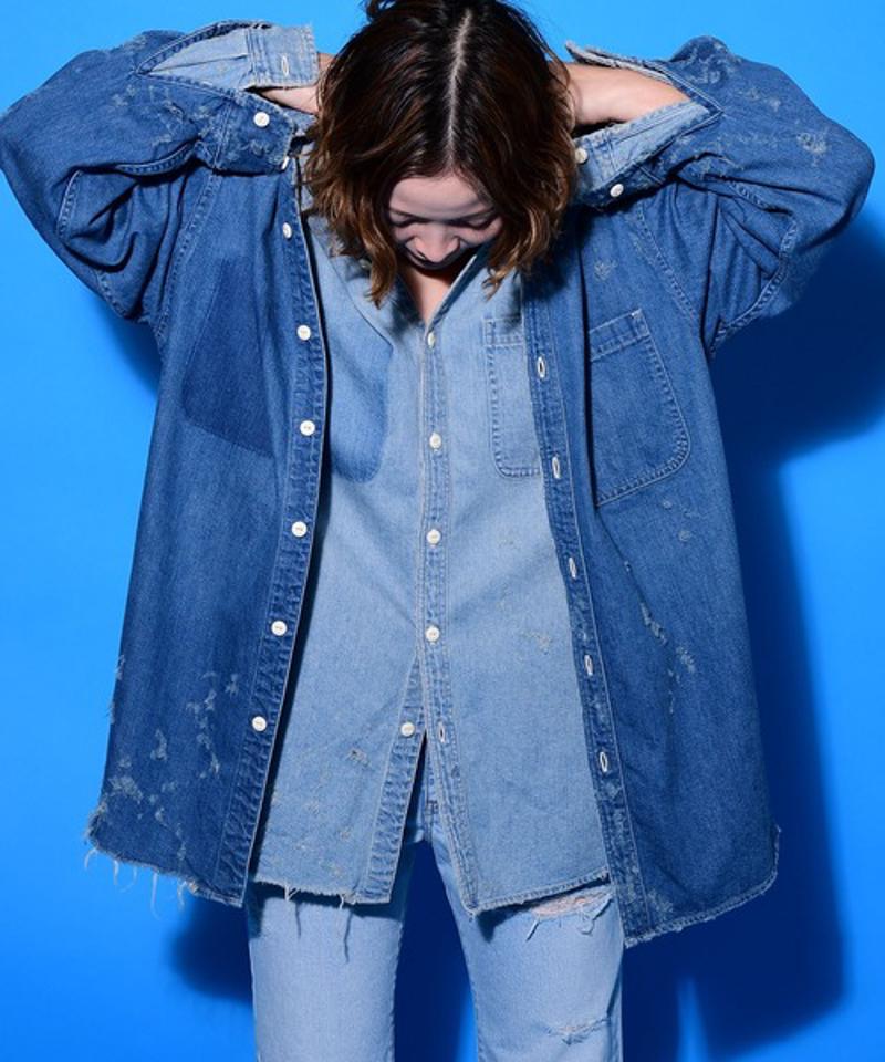 【Attick by Johnbull】デニムワークシャツ