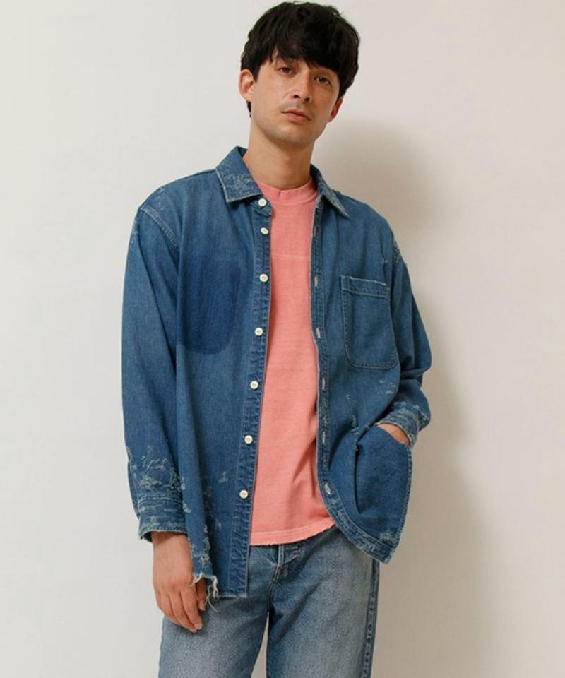 【Attick by Johnbull】デニムワークシャツ