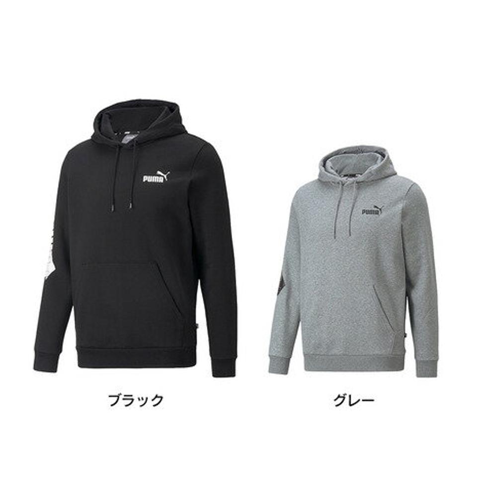 【3/10 24h限定 エントリー＆対象3店舗以上買い回りで最大P10倍！】プーマ（PUMA）（メンズ）スウェット プルオーバー パーカー POWER ロゴ フーディー 672507