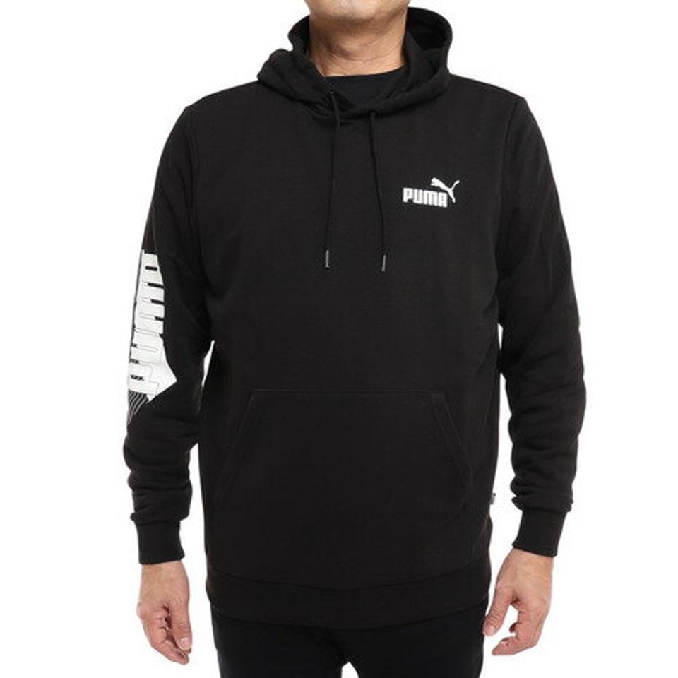 【3/10 24h限定 エントリー＆対象3店舗以上買い回りで最大P10倍！】プーマ（PUMA）（メンズ）スウェット プルオーバー パーカー POWER ロゴ フーディー 672507