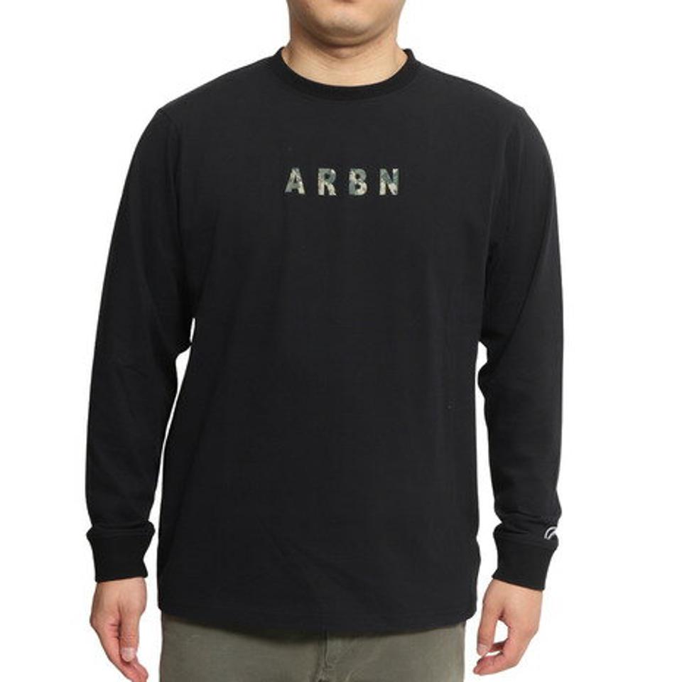 エーアールビーエヌ（ARBN）（メンズ）長袖Tシャツ バックプリン AB2022AWMAPP008BLK