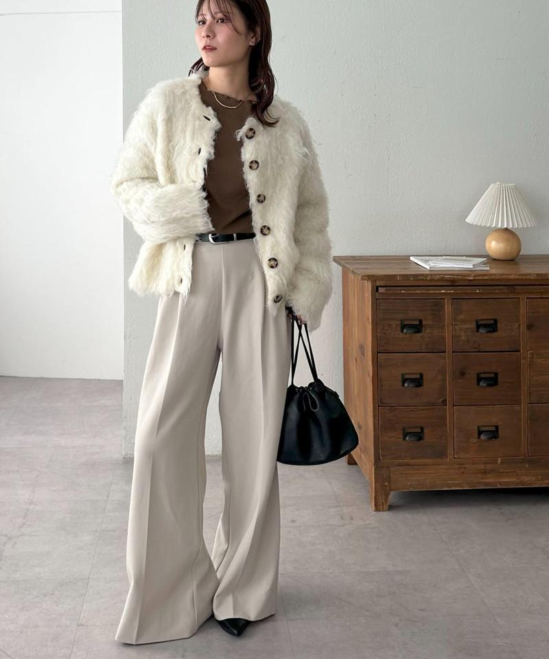 【新色追加!/23色展開】前後2WAYリブメローロングスリーブ《WEB限定》