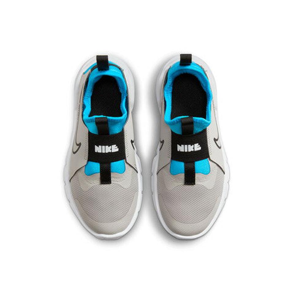 ナイキ（NIKE）（キッズ）ジュニアスニーカー スポーツシューズ フレックス ランナー 2 PSV グレー ライトブルー DJ6040-008 スリップオン 子供 靴 運動