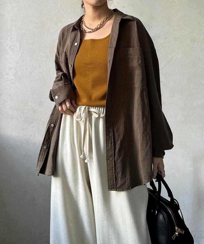 【完売カラー再追加！】スクエアニットタンク