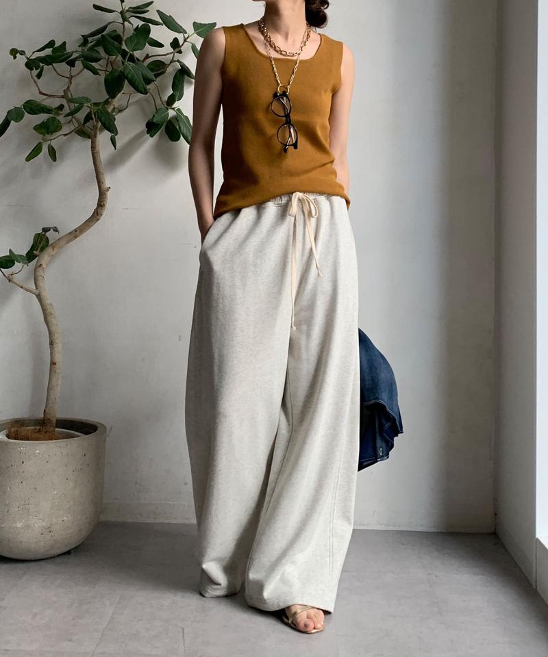 【完売カラー再追加！】スクエアニットタンク