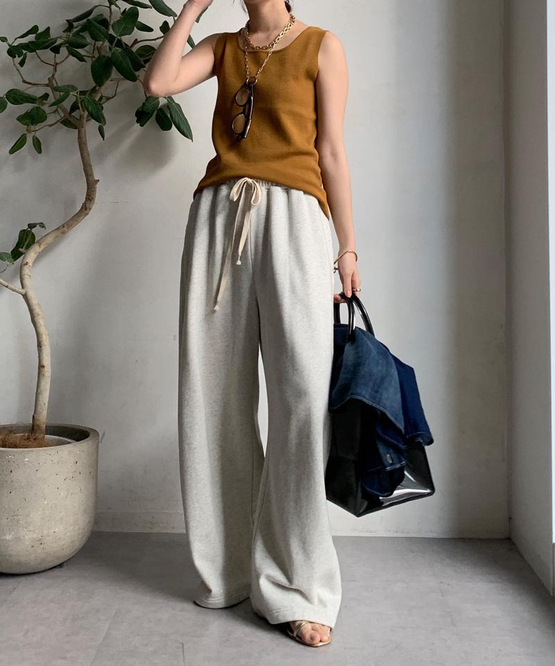 【完売カラー再追加！】スクエアニットタンク