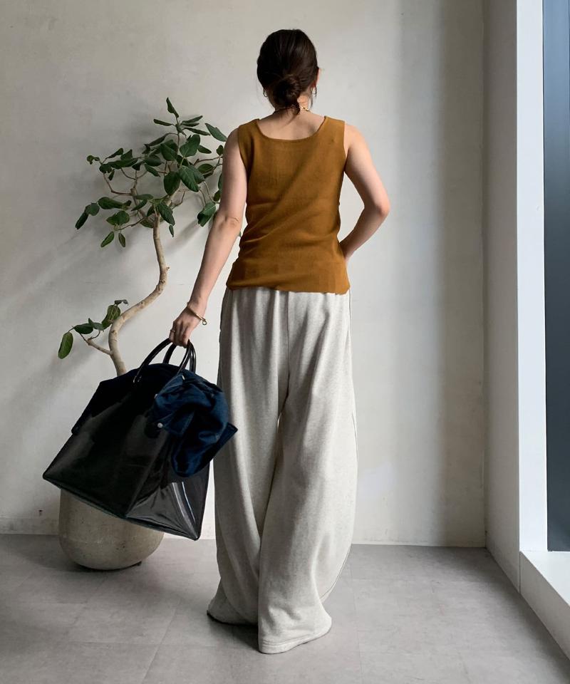 【完売カラー再追加！】スクエアニットタンク