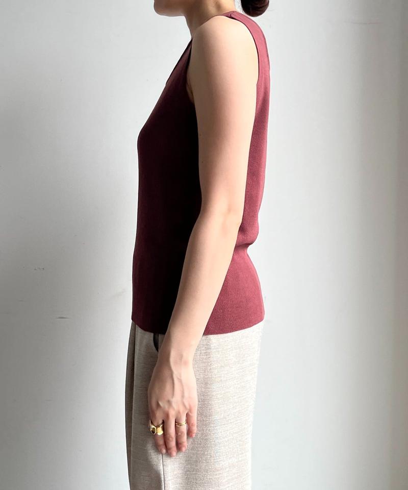 【完売カラー再追加！】スクエアニットタンク