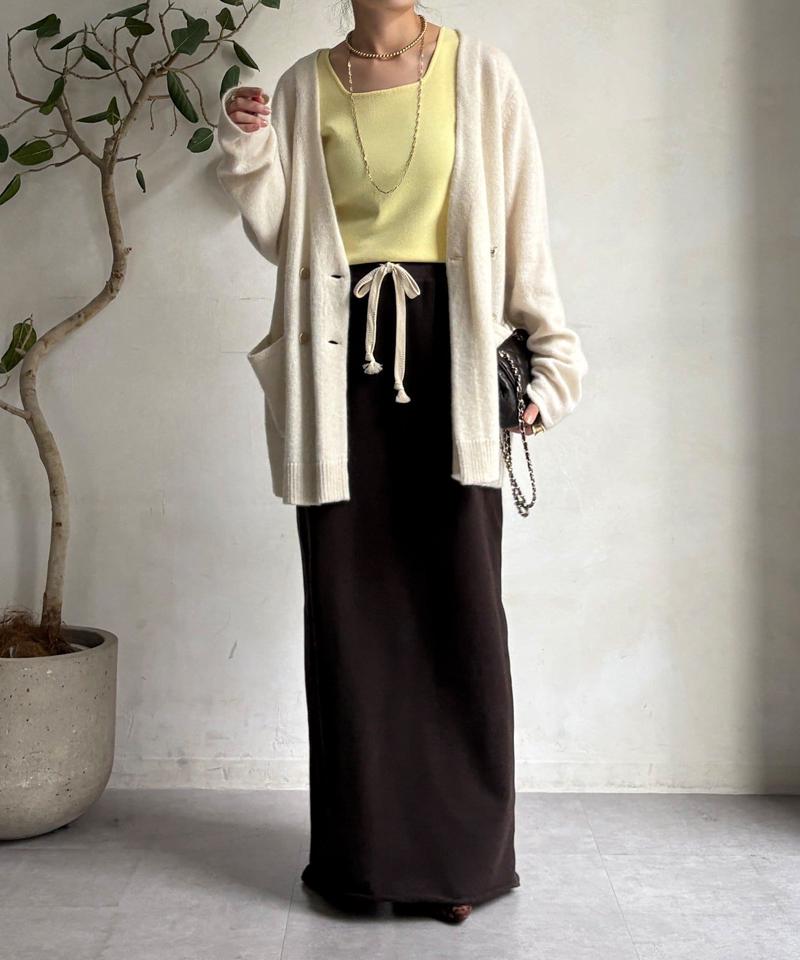 【完売カラー再追加！】スクエアニットタンク