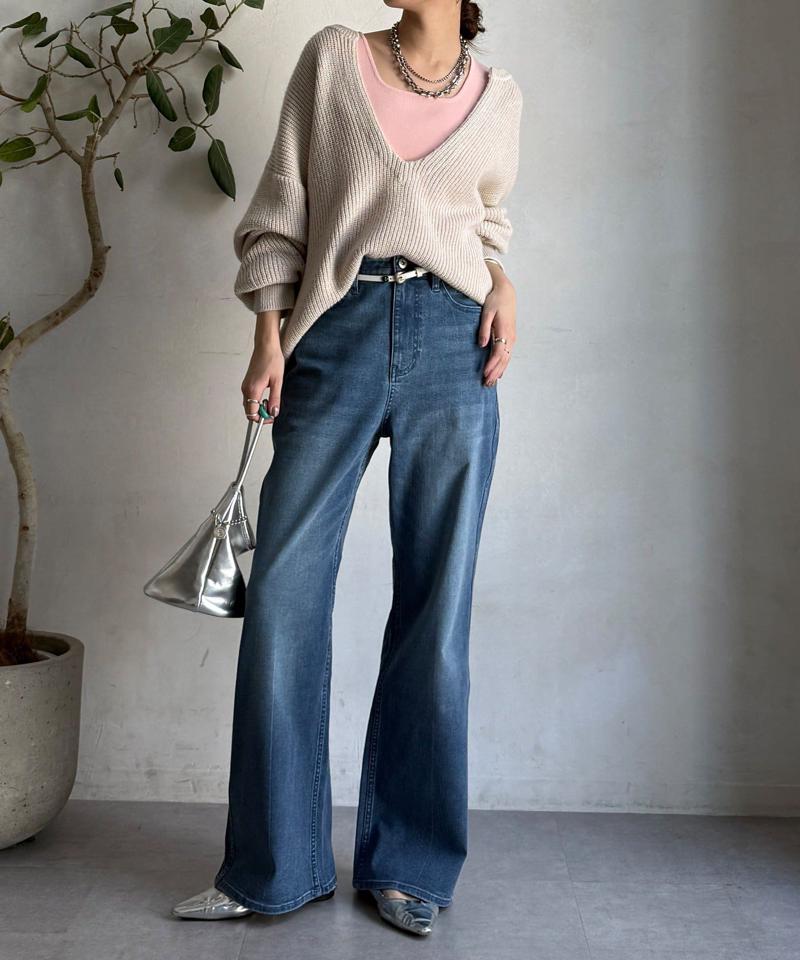 【完売カラー再追加！】スクエアニットタンク