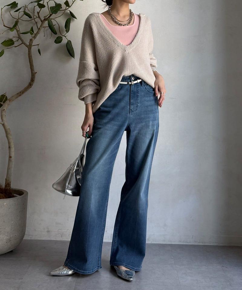 【完売カラー再追加！】スクエアニットタンク