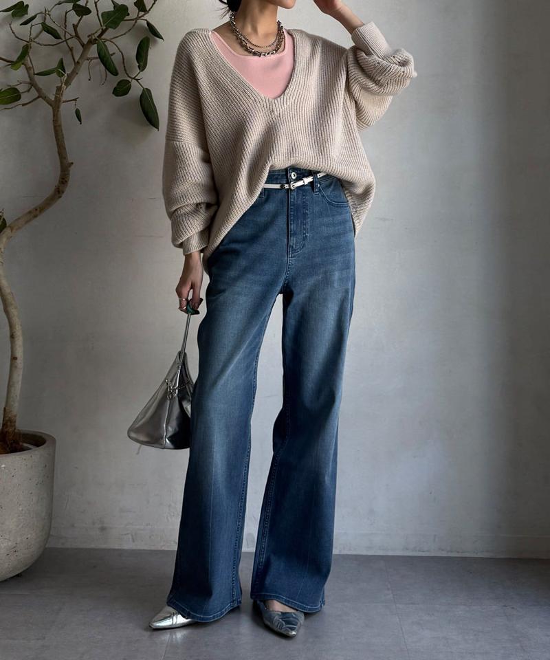 【完売カラー再追加！】スクエアニットタンク