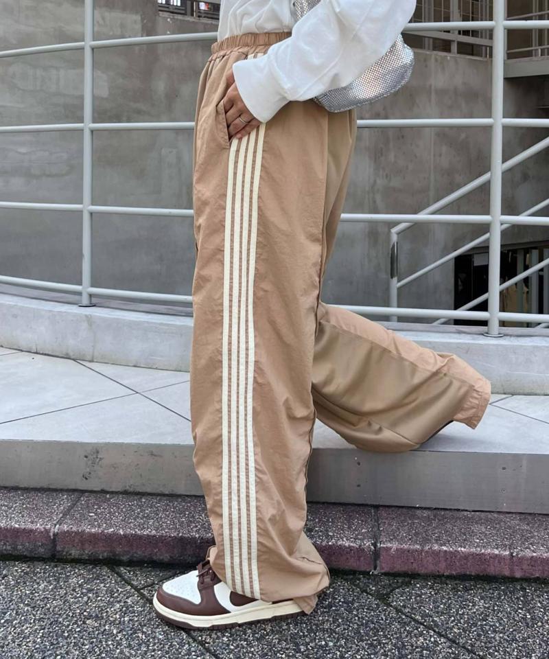 【etsinta】リメイクトラックパンツ/ラインパンツ