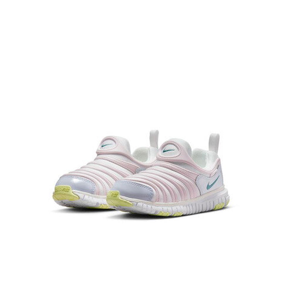 ナイキ（NIKE）（キッズ）ジュニアスニーカー スポーツシューズ ダイナモ フリー PS ホワイト 343738-101 スリップオン 子供 靴 運動 柔軟性