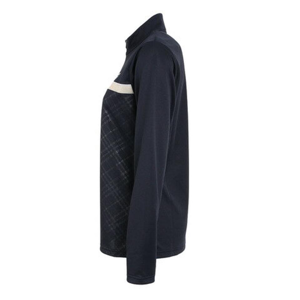 バボラ（BABOLAT）（レディース）テニスウェア レディース PURE LONG SLEEVE SHIRT BWG2376 NV 長袖 吸汗速乾 UVケア