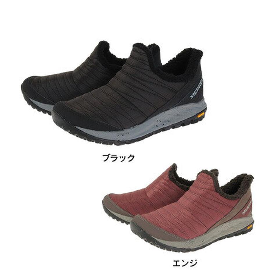 メレル（MERRELL）（レディース） モックシューズ スリッポン レディース アントラ モック ブラック エンジ 067048 066950 スニーカー 内側ボア