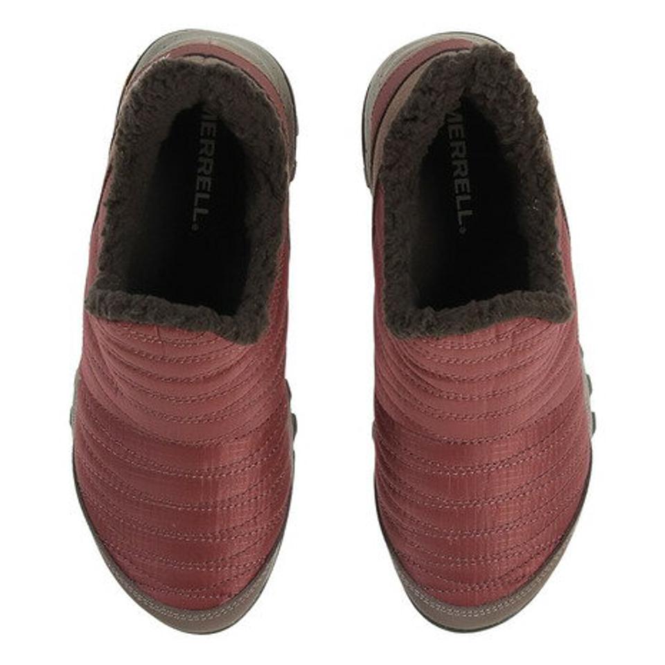 メレル（MERRELL）（レディース） モックシューズ スリッポン レディース アントラ モック ブラック エンジ 067048 066950 スニーカー 内側ボア