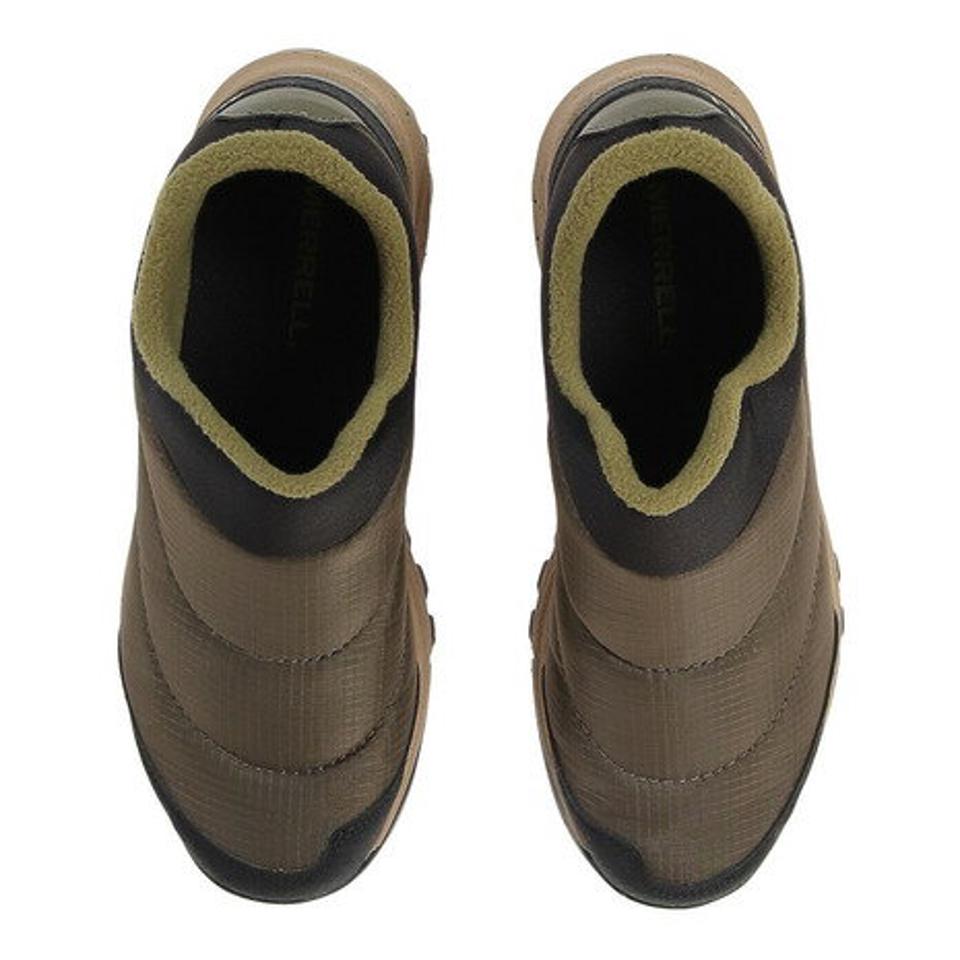 メレル（MERRELL）（メンズ） モックシューズ スリッポン メンズ 黒 ノバ スニーカー モック オリーブ ブラック 066953 066955 室内履き ボア素材 アウトドア
