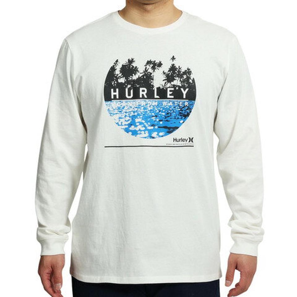 ハーレー（HURLEY）（メンズ）長袖シャツ メンズ BORN FROM WATER MLS2100016-WHT