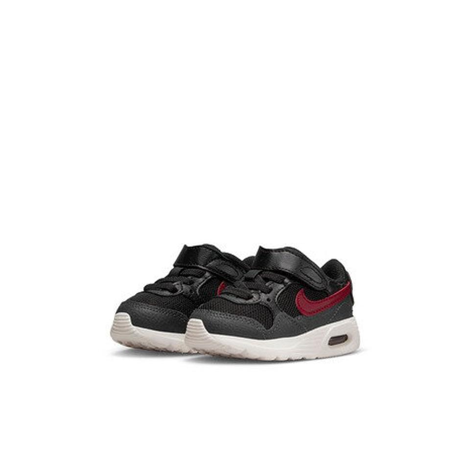 ナイキ（NIKE）（キッズ）ジュニアスニーカー 黒 エア マックス ブラック SC TDV CZ5361-009 スポーツシューズ ベルト付き マジックテープ 通園 通学