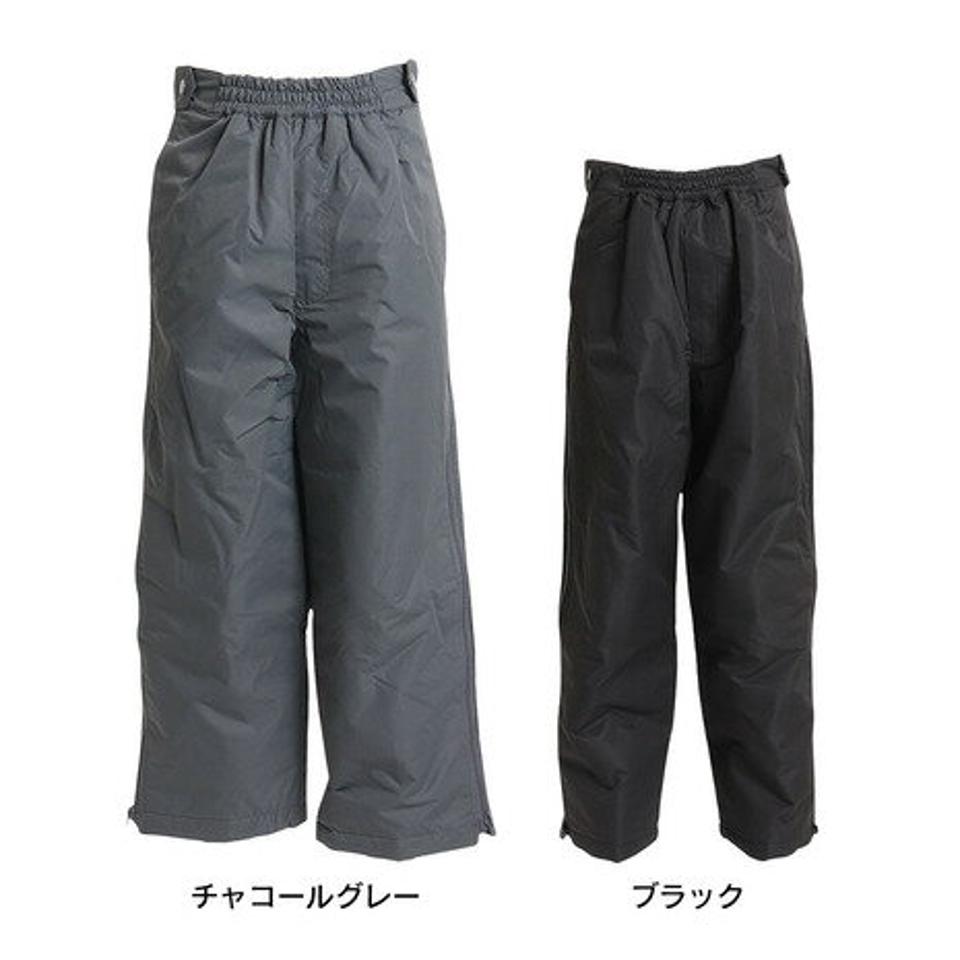 シーシーエル(CCL)(キッズ)スキーウェア スキーパンツ グレー サイドファスナーパンツ CK5365700-22 サイズ調整 120 130