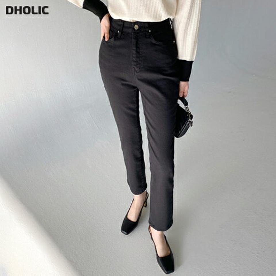 シークレットゴムストレートパンツ・t00137 レディース 【pt】ボトムス ロング ロングパンツ シークレットゴム ストレート ハイウエスト ベルトループ ロング丈 無地 単色 シンプル フェミニン カジュアル 秋 冬 春 韓国ファッション