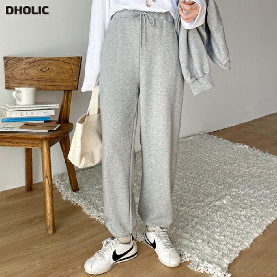 ストリング付ジョガーパンツ・t00132 レディース 【pt】ボトムス ロング ロングパンツ ジョガーパンツ ストリング付 スウェット ロング丈 無地 単色 ベーシック シンプル フェミニン カジュアル 秋 冬 春 韓国ファッション
