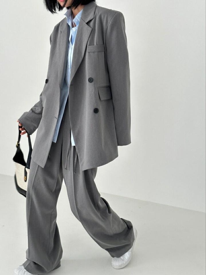 ウエストリボンタックスラックス・p001878 レディース 【pt】パンツ ロング丈 単色 無地 シンプル ベーシック ワイド スラックス 長ズボン ズボン フルレングス タック 秋 冬 カジュアル 韓国ファッション MKT