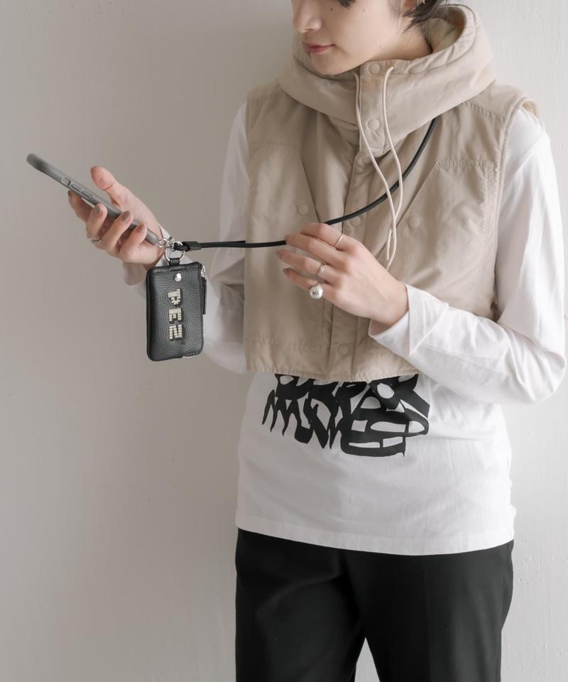 【PEZ(ペッツ) ×ear】WEB限定追加/牛革モバイルストラップショルダー