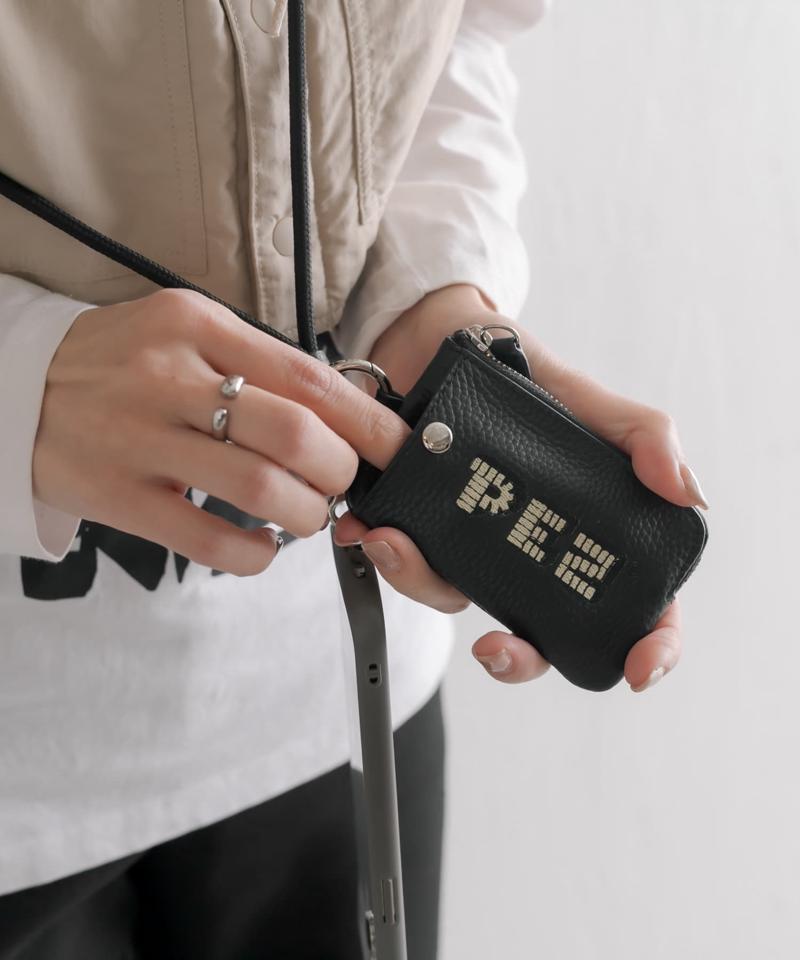 【PEZ(ペッツ) ×ear】WEB限定追加/牛革モバイルストラップショルダー