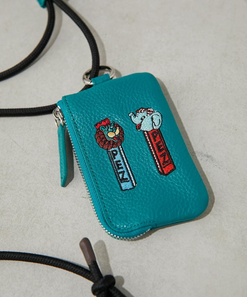 【PEZ(ペッツ) ×ear】WEB限定追加/牛革モバイルストラップショルダー