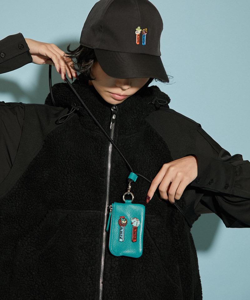 【PEZ(ペッツ) ×ear】WEB限定追加/牛革モバイルストラップショルダー