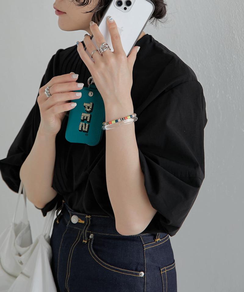 【PEZ(ペッツ) ×ear】WEB限定追加/牛革モバイルストラップショルダー