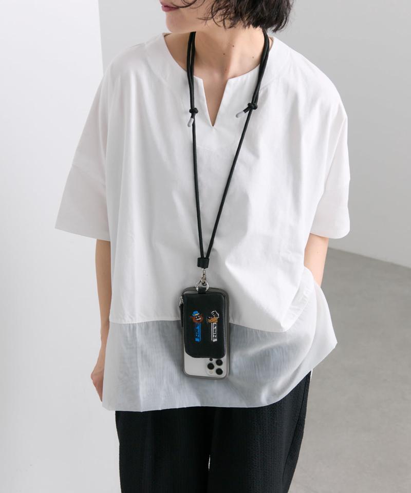 【PEZ(ペッツ) ×ear】WEB限定追加/牛革モバイルストラップショルダー